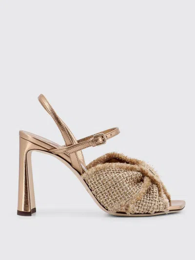 Jimmy Choo Heeled Sandal  Woman Color Gold In ゴールド