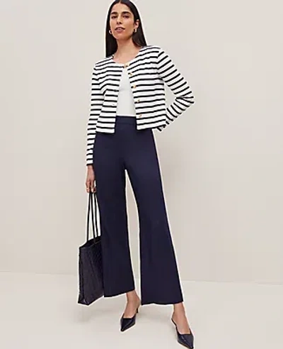 Ann Taylor The Tall Flare Ankle Pant In Night Sky
