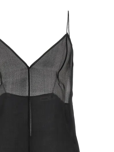 Khaite Piet Cascading-ruffle Sleeveless Tunic Top