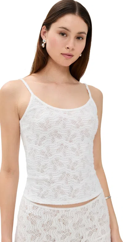 Lioness Tidal Pointelle Camisole In Gray