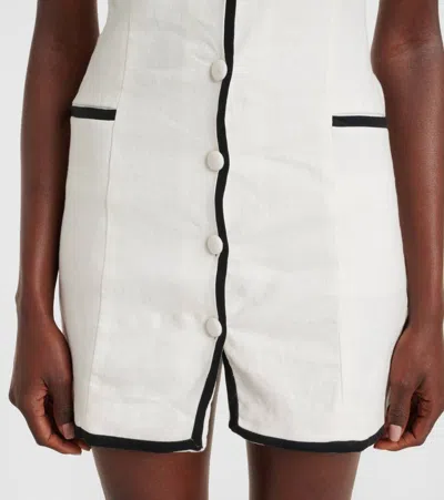 JANE亚麻迷你连衣裙