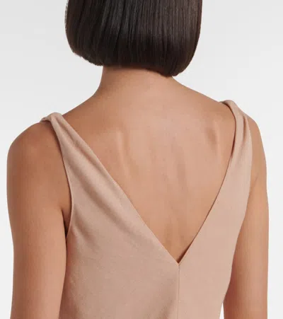 CALLIE亚麻绉纱加长连衣裙