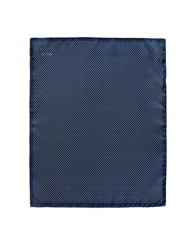 Eton Men's Polka Dot Pocket Square In Med Red