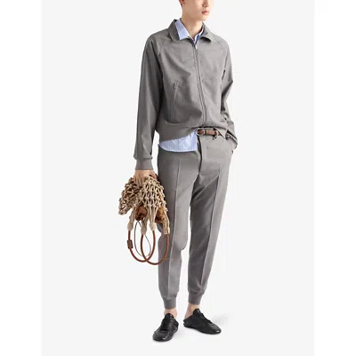Prada Pantalone In Gray