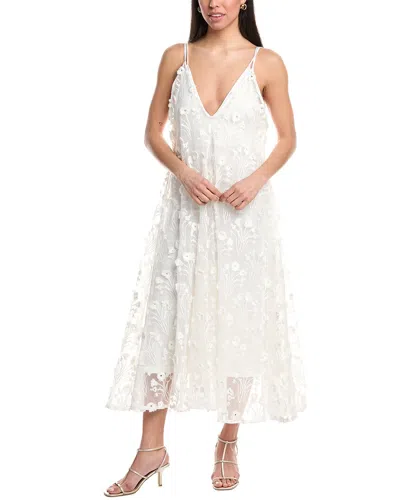 Agua By Agua Bendita Woman Midi Dress White Size M Polyester