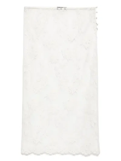 Kiki De Montparnasse Dominique Midi Skirt In Neutrals