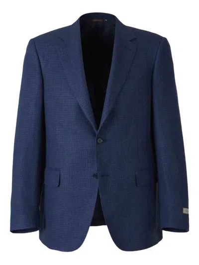 Canali Blue Jackets In Blue