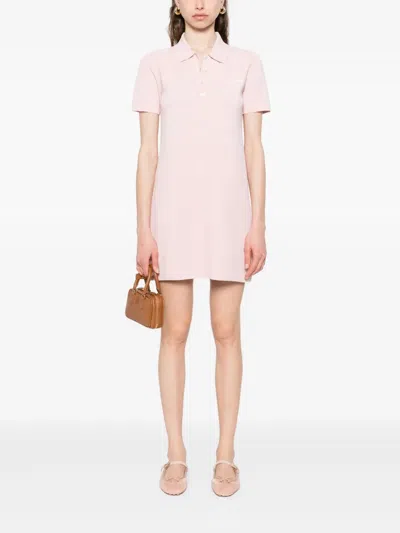 Gucci Compact Mini Polo Dress In Multicolor