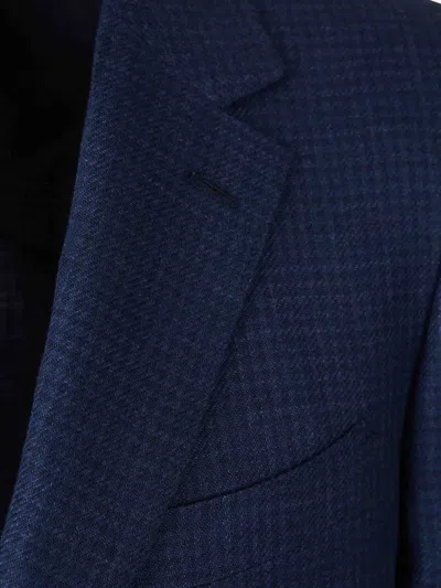 Canali Blue Jackets In Blue