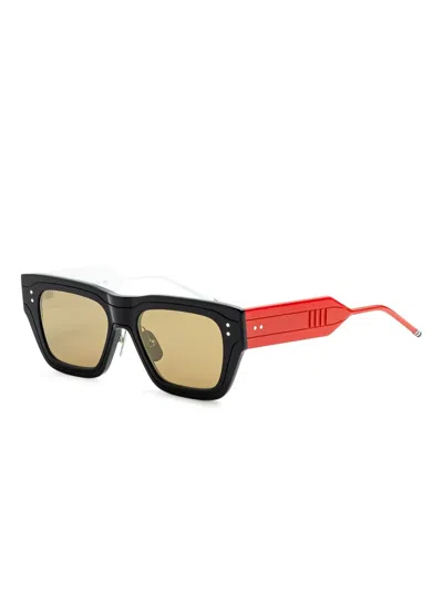 Thom Browne Square-frame Sunglasses In Black