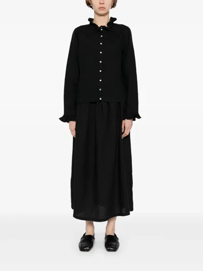 Agnès B. Elasticated Waist Skirt In Black