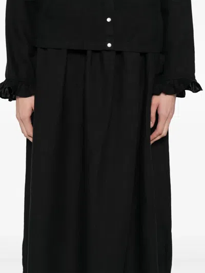 Agnès B. Elasticated Waist Skirt In Black