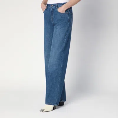 The Row Egli Boyfriend Denim Jeans In Blue