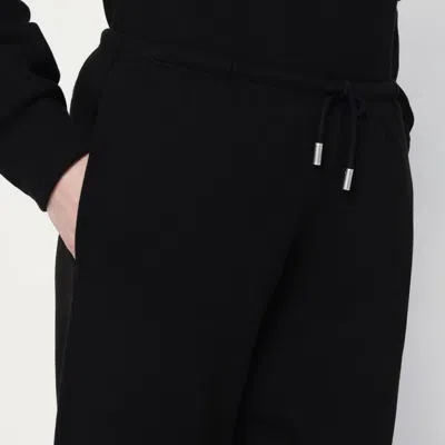 The Row Drawstring Waistband Wool Pants In Black
