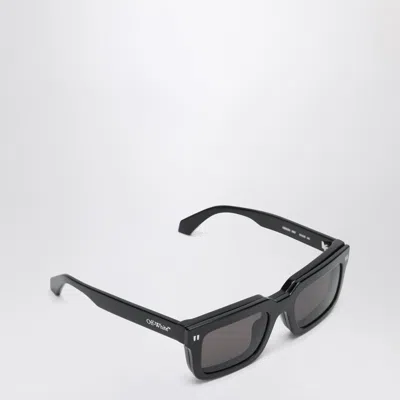 Off-white Clip-on Square Sunglasses In Black