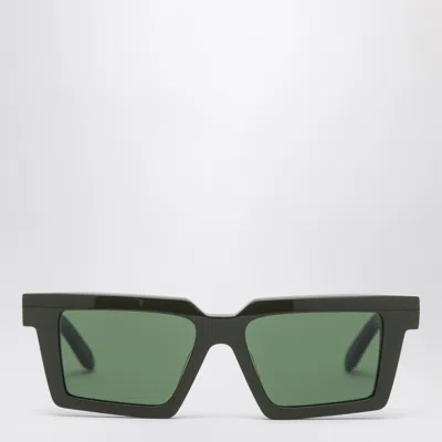 Off-white Windsor Logo-plaque Sunglasses In Green