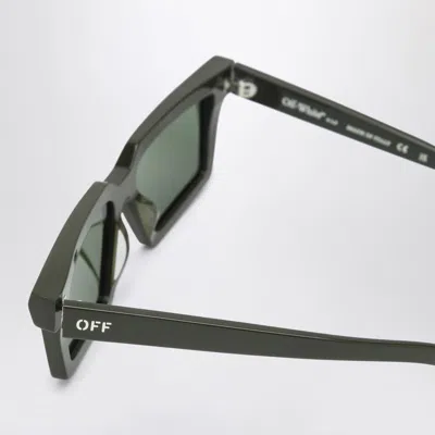 Off-white Windsor Logo-plaque Sunglasses In Green