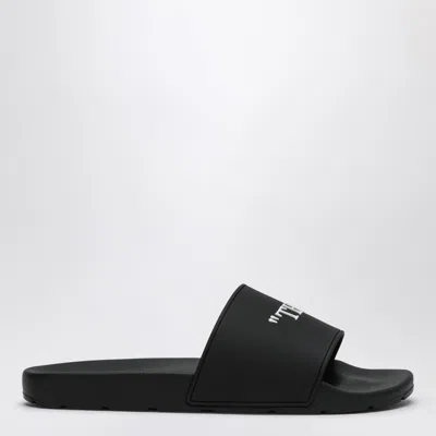 Off-white This That Embossed Rubber Slides In Black