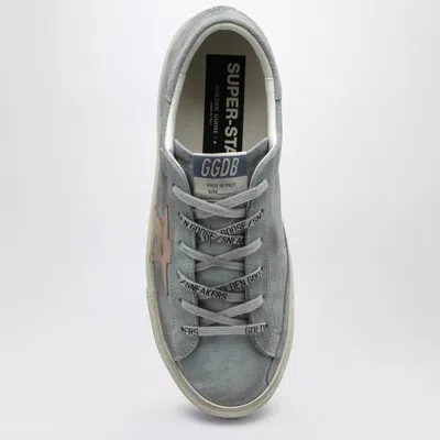 Golden Goose Grey Suede Super-star Low-top Sneaker In Grey