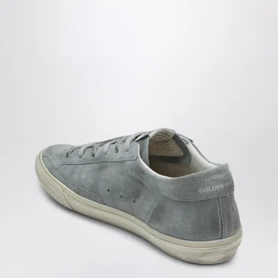 Golden Goose Grey Suede Super-star Low-top Sneaker In Grey