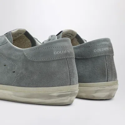 Golden Goose Grey Suede Super-star Low-top Sneaker In Grey