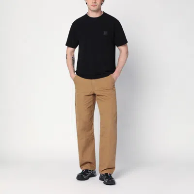 The North Face Tan Cedar Canvas Work Trousers In Brown