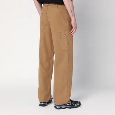 The North Face Tan Cedar Canvas Work Trousers In Brown