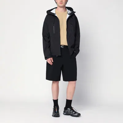 Purple Mountain Observatory Black Zip Jacket In Nylon In Black