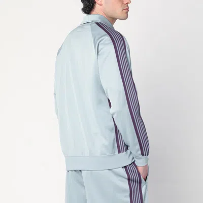 Needles Webbing-trimmed Logo-embroidered Tech-jersey Track Jacket In White