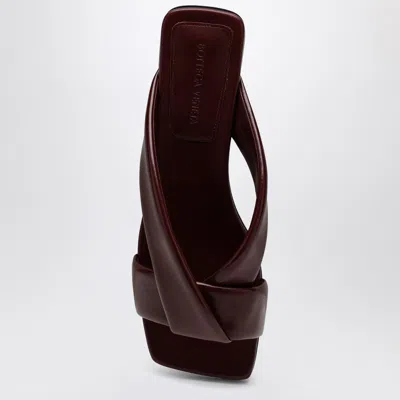 Bottega Veneta Mule Flat Riva Color Barolo In Red