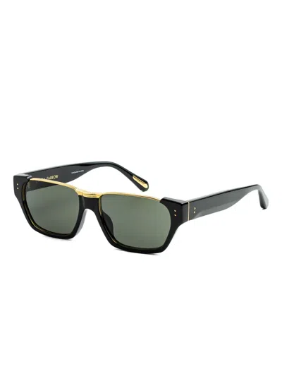 Linda Farrow Square-frame Sunglasses In Black