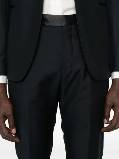 Tagliatore Wool Suit In Blue