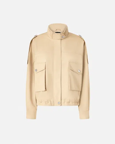 Pinko 'come Mai' Beige Jacket In Beige - Incenso