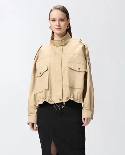 Pinko 'come Mai' Beige Jacket In Beige - Incenso