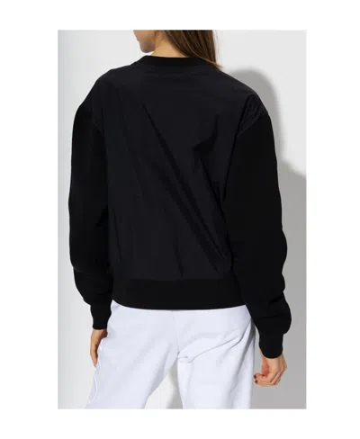 Moncler Logo Sweatshirt In Black