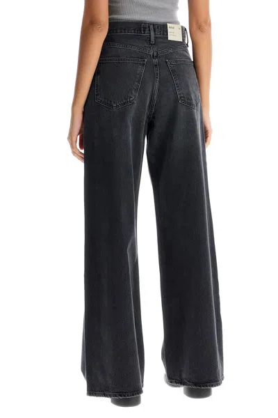 Agolde 90s Pinch Straight-leg Jeans In Black
