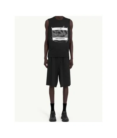 Mm6 Maison Margiela Mm6 X Salomon Edition Crewneck Tank Top Black