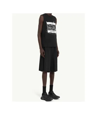Mm6 Maison Margiela Mm6 X Salomon Edition Crewneck Tank Top Black