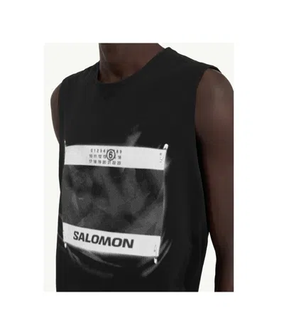Mm6 Maison Margiela Mm6 X Salomon Edition Crewneck Tank Top Black