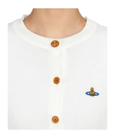 Vivienne Westwood Bea Cardigan In White