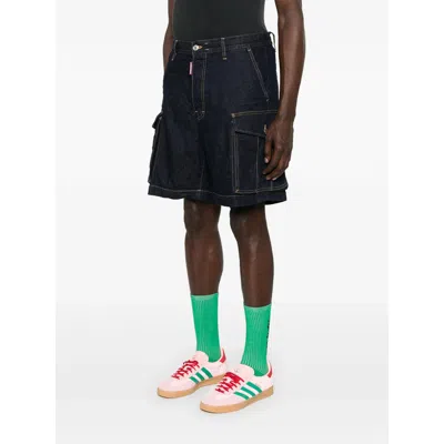 Dsquared2 Cargo Shorts In Black