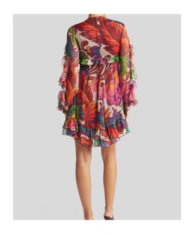 Etro Short Dress With Floral Print In Multi