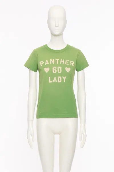 Valentino Panther Lady T-shirt In White
