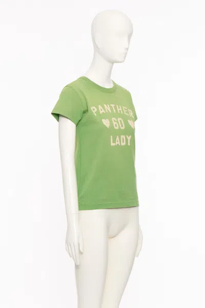 Valentino Panther Lady T-shirt In White