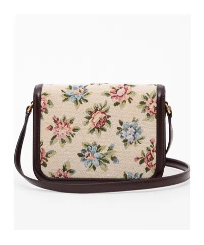 Valentino Borsa A Tracolla 9to5 In Jacquard Ricamato  Donna In White