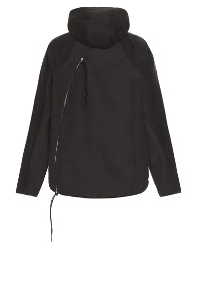 Post Archive Faction (paf) Black 8.0 Center Technical Faux-suede Jacket In Black