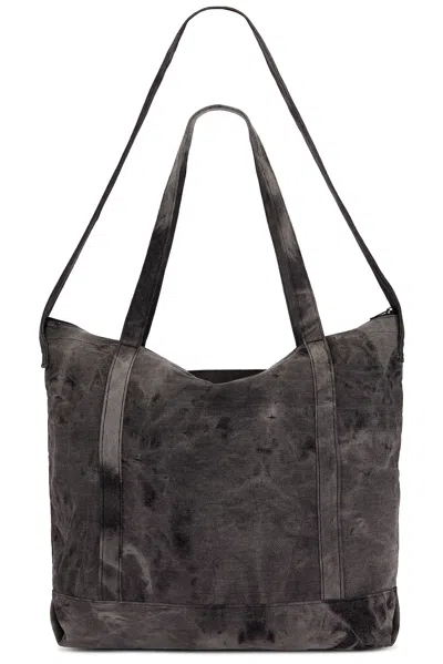 Palmes Large Tote Bag In Charcoal