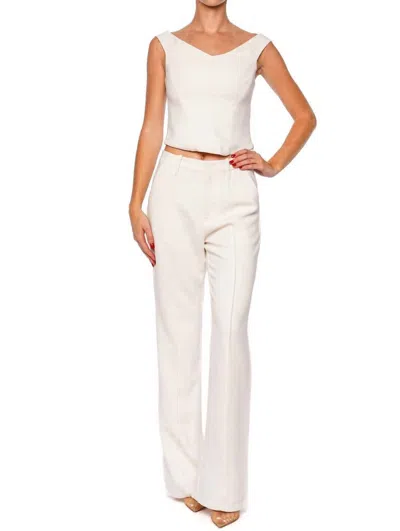 Simkhai Emri Off Shoulder Top In Ivory In Multi