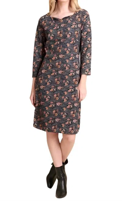 Foil Notch One Up Dress In Keepsake In Multi