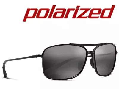 Juli Men's Unbreakable Sport Aviator Polarized Sunglasses In Black, Black In Multi